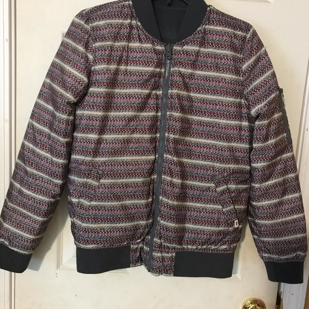 Vans Size Small Bomber Jacket Reversible - image 3